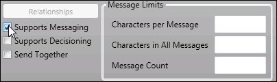 Message Limits Fields Enabled