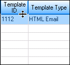 Queue Error Manager List View with Heading Row Height Increased