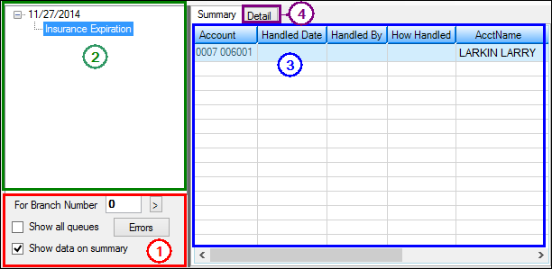 Queues > Contact Queues > Contact Queues screen