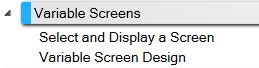 variablescreenscreengroup