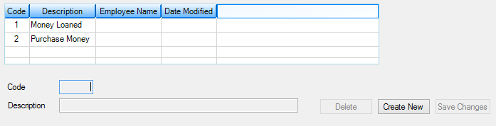 Loans > Bankruptcy and Foreclosure > Setup > Basis For Claim Screen