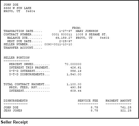 seller receipt example