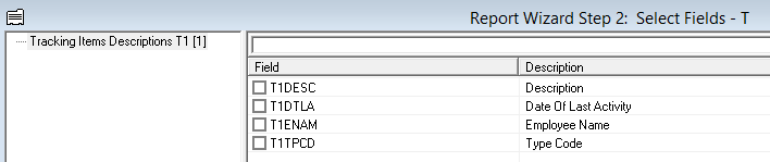 TrackingItemsDescriptionsT1GW