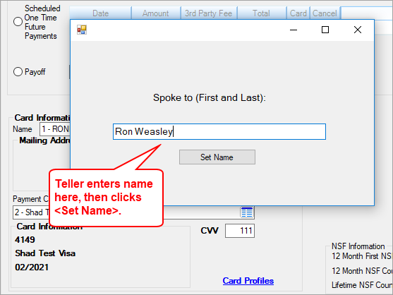 Loans > Transactions > EZPay Screen (after <Submit Payment> clicked on debit/credit card payment)