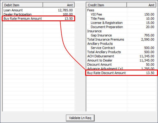 Funding Balance Screen Funding Balance Screen